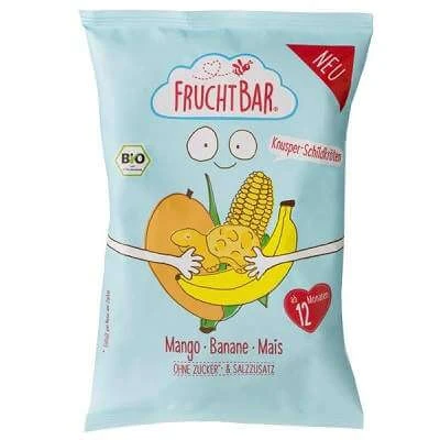 Biologische Glutenvrije Soesjes met Mango, Bananen en Maïs, 30g, Fruchtreep
