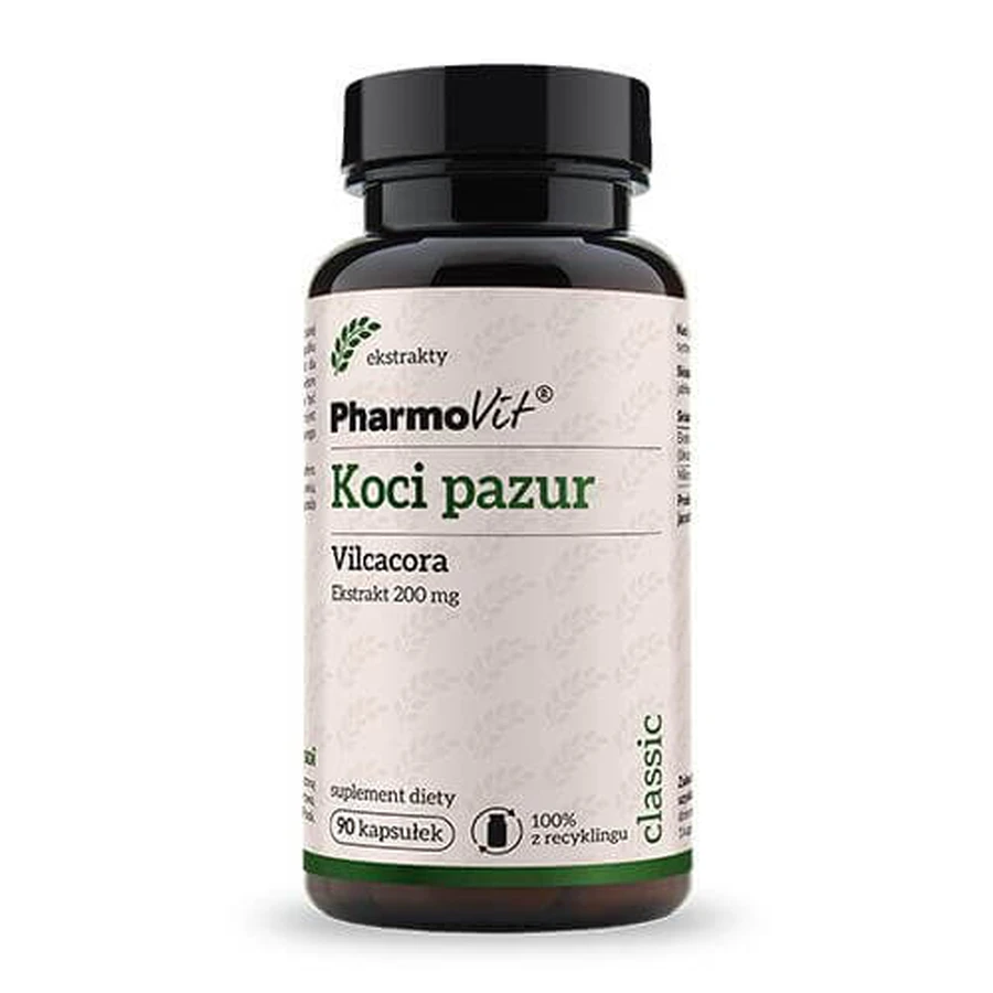 PHARMOVIT Kattenklauw Vilcacora, 90 capsules