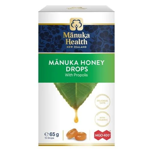 Snoepjes met Manuka Honing MGO™ 400+, propolis en vitamine C, 65 g