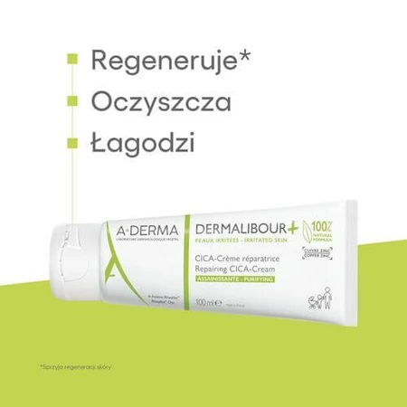 A-DERMA DERMALIBOUR+ CICA Cremă reparatoare, 100ml