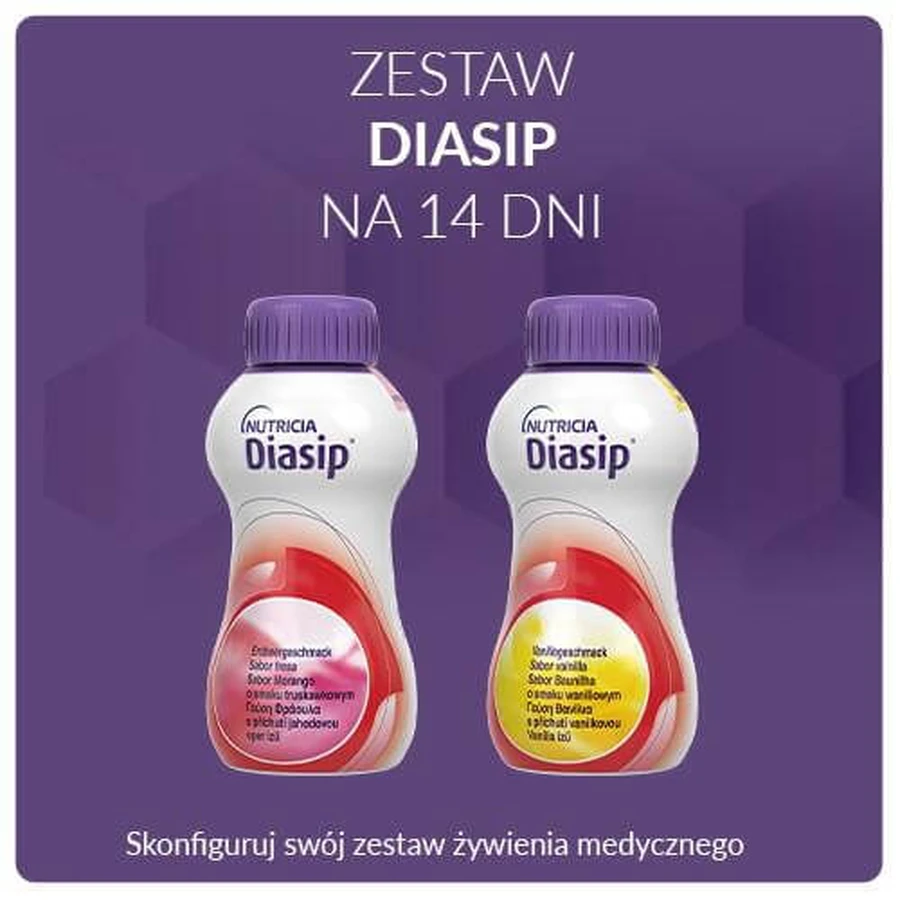 Kit Diasip per 14 giorni (28 flaconi x 200 ml)