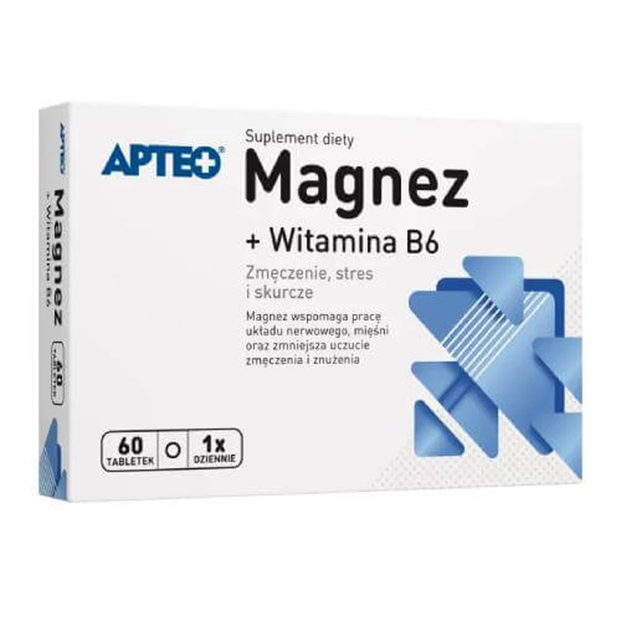 Magnesio + Vitamina B6 APTEO, 60 comprimidos