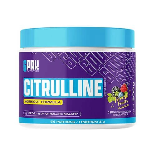 6Pak Voeding Citrulline Bosvruchten, 200 g