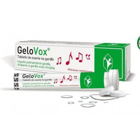 Gelovox Kersenmenthol Keeltabletten, 10 tabletten