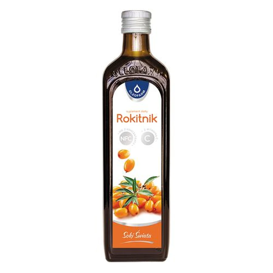 OLEOFARM Zumo de espino amarillo con vitamina C, 490ml