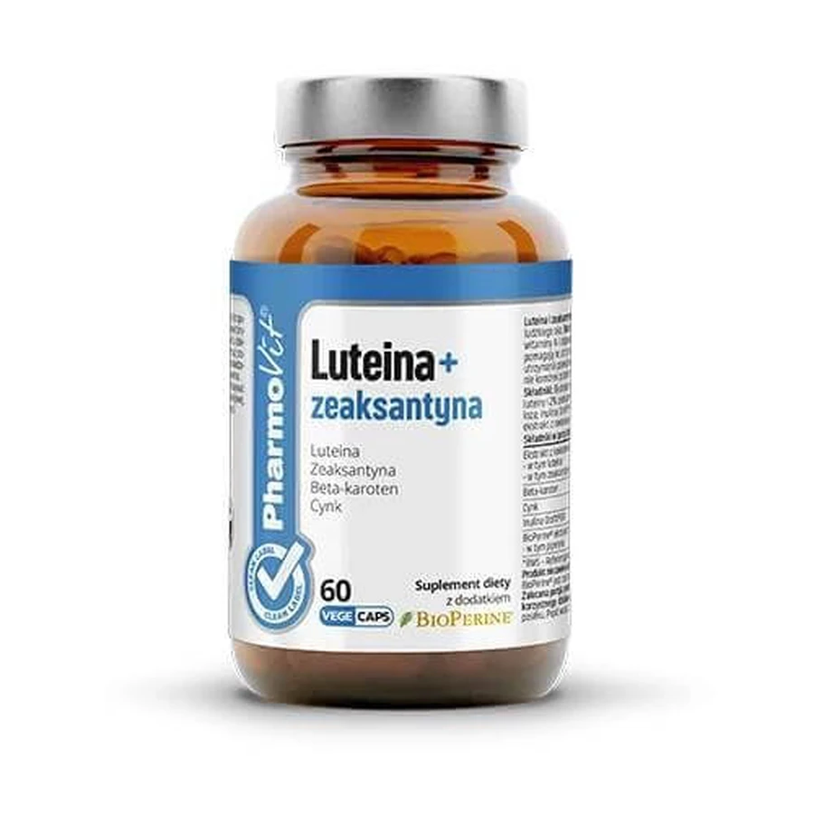 PharmoVit Lutein + zeaxanthin, 60 capsules