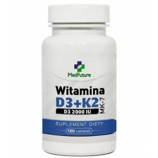 MedFuture Witamina D3+K2 MK-7 2000IU, 120tabl