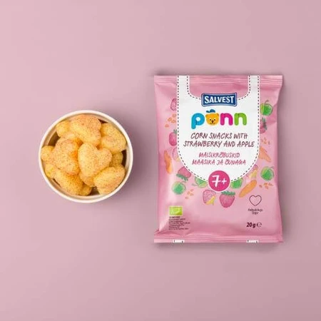 SALVEST PÕNN BIO patatas fritas de fresa, 20 g