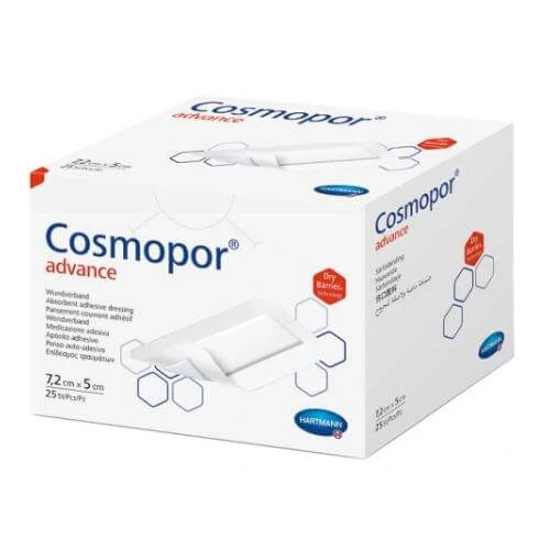 Cosmopor Advance steriele verbanden 7,2x5cm, 25 stuks