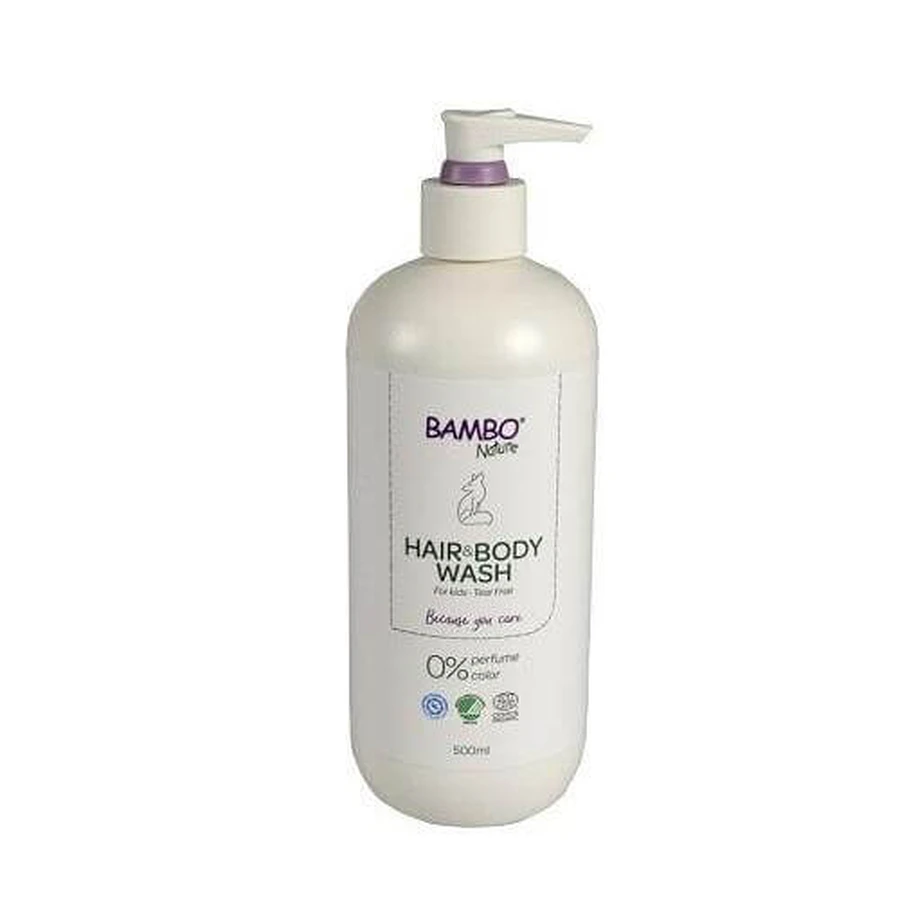 BAMBO Nature Gel Limpiador Corporal y Capilar, 500ml