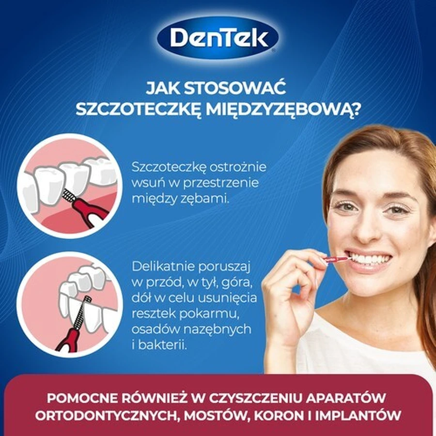 DENTEK Interdentale ragers Easy Brush maat 2, 6st