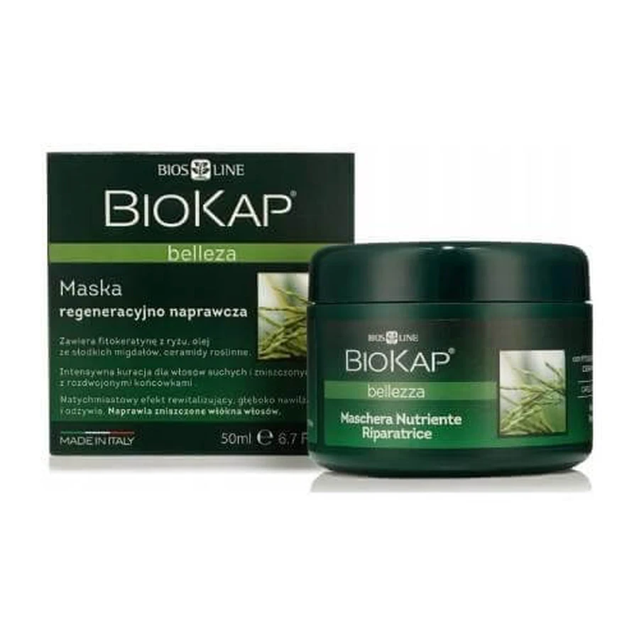 BIOKAP BELLEZZA Maska regenerująco-naprawcza - 50 ml: ceny i cechy