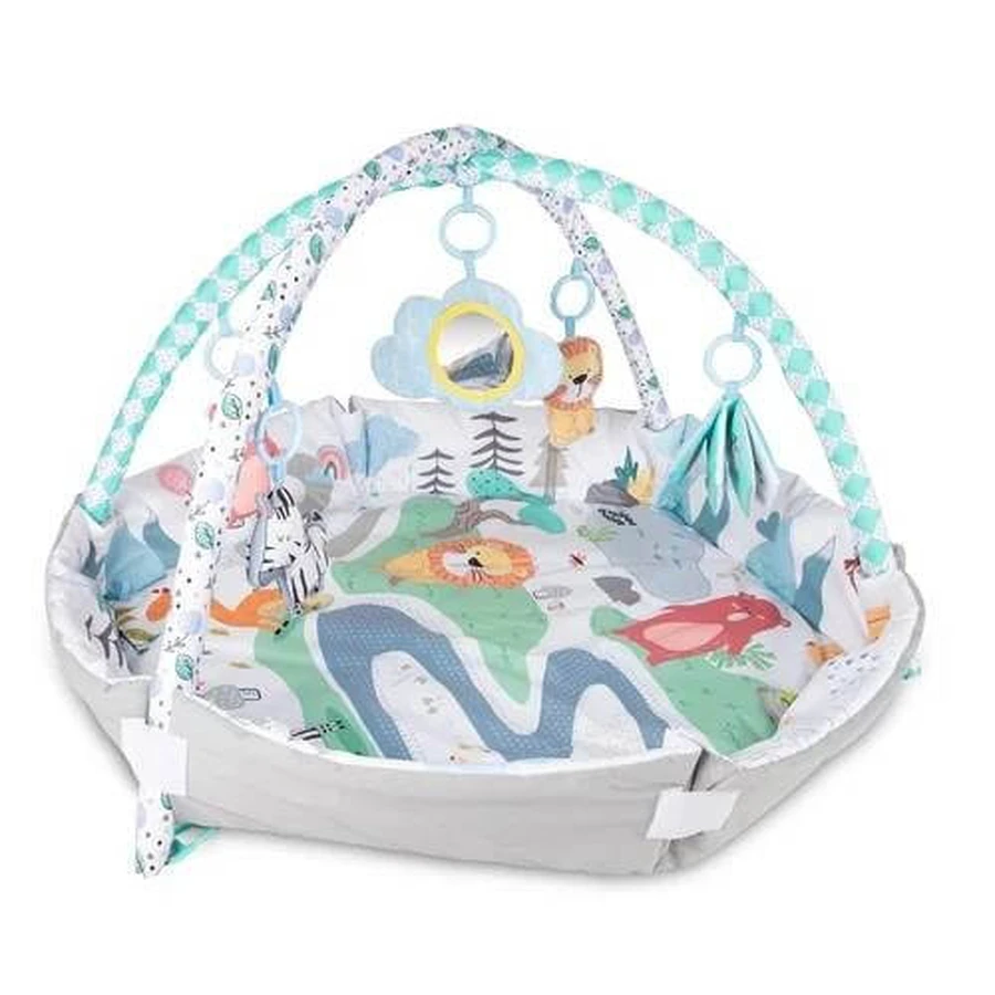 Canpol Babies Edukacyjna mata do zabawy kojec dla dzieci 0m+ Safari 81/100: ceny i cechy