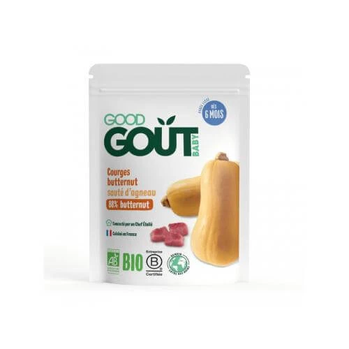 Good Gout BIO Champignon pompoen met lam, 190g