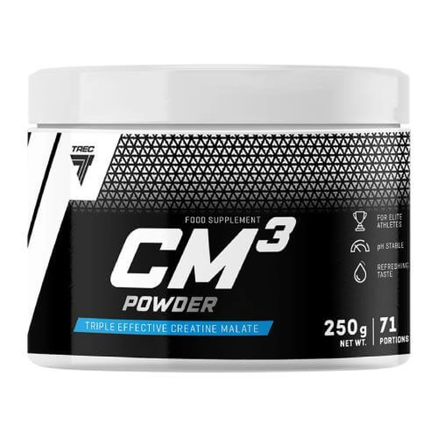 Trec CM3 Powder Creatine tricreatine malate powder Orange, 250 g