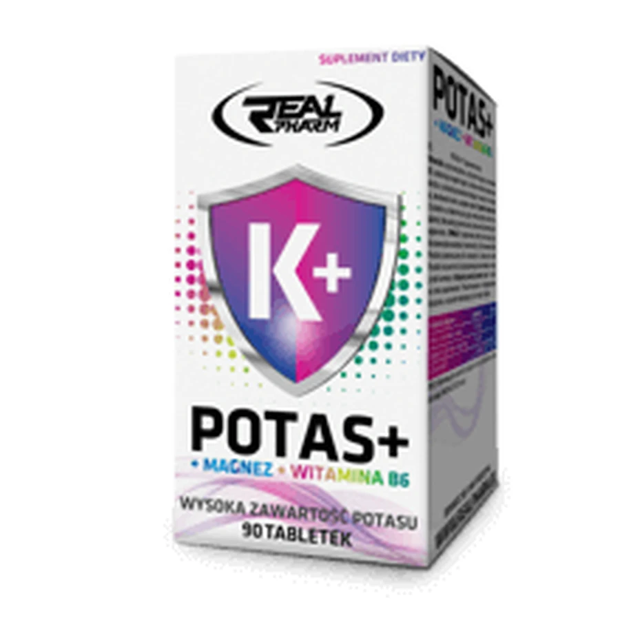 Real Pharm Potasio + Magnesio + B6 - 90 comprimidos