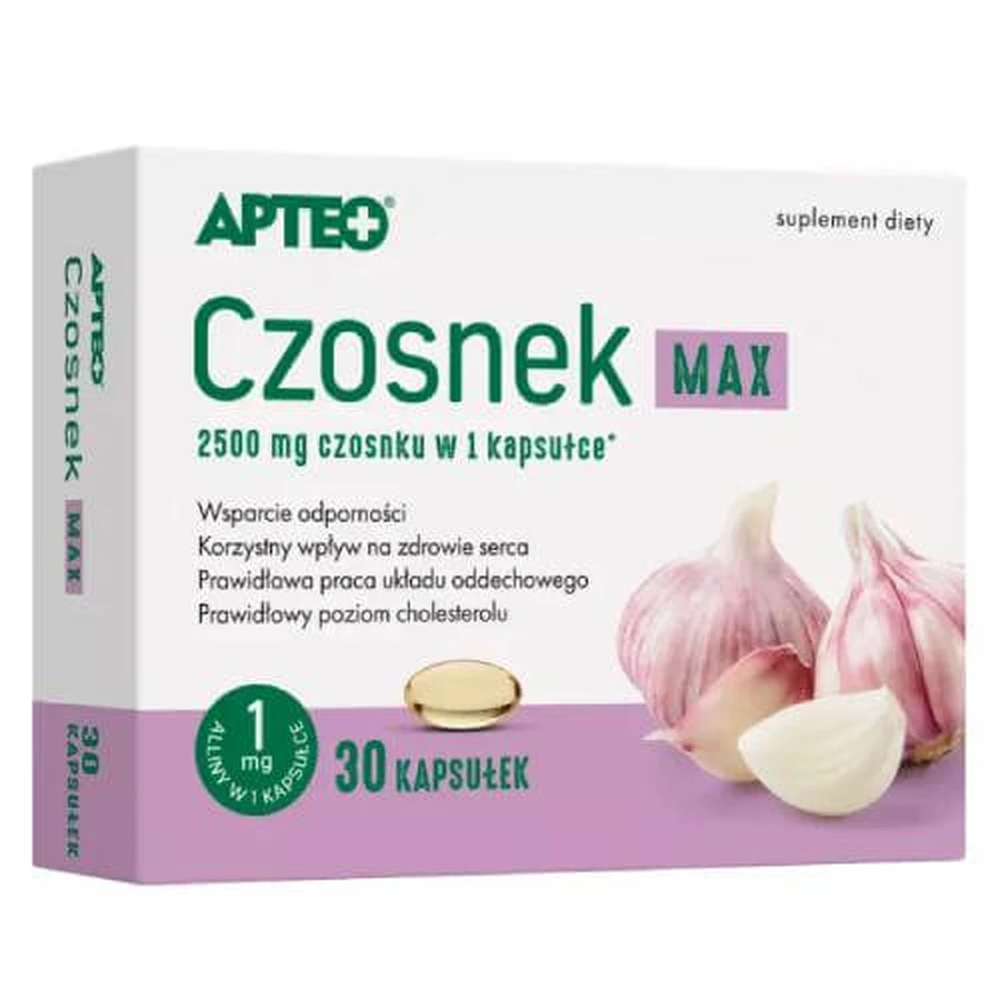 Ajo Max APTEO, 30 cápsulas