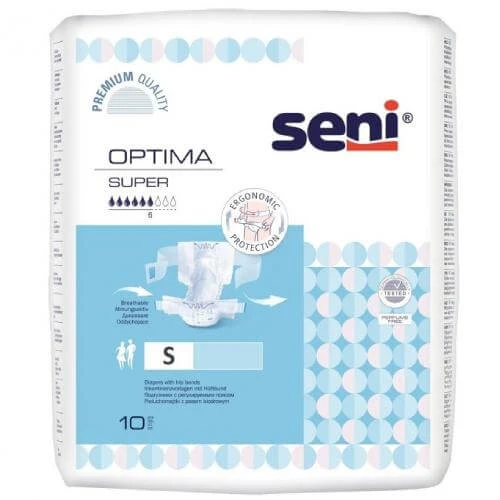 SENI OPTIMA SUPER SMALL luiers met tailleband, 10 stuks