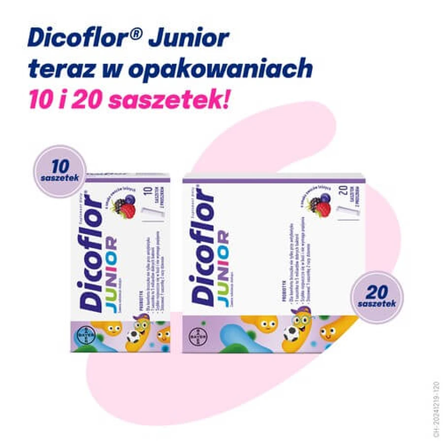 Dicoflor Junior, 10 sobres