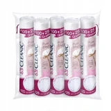 Cleanic Pure Effect Cosmetic pads round, 100+25pcs x 5 packs