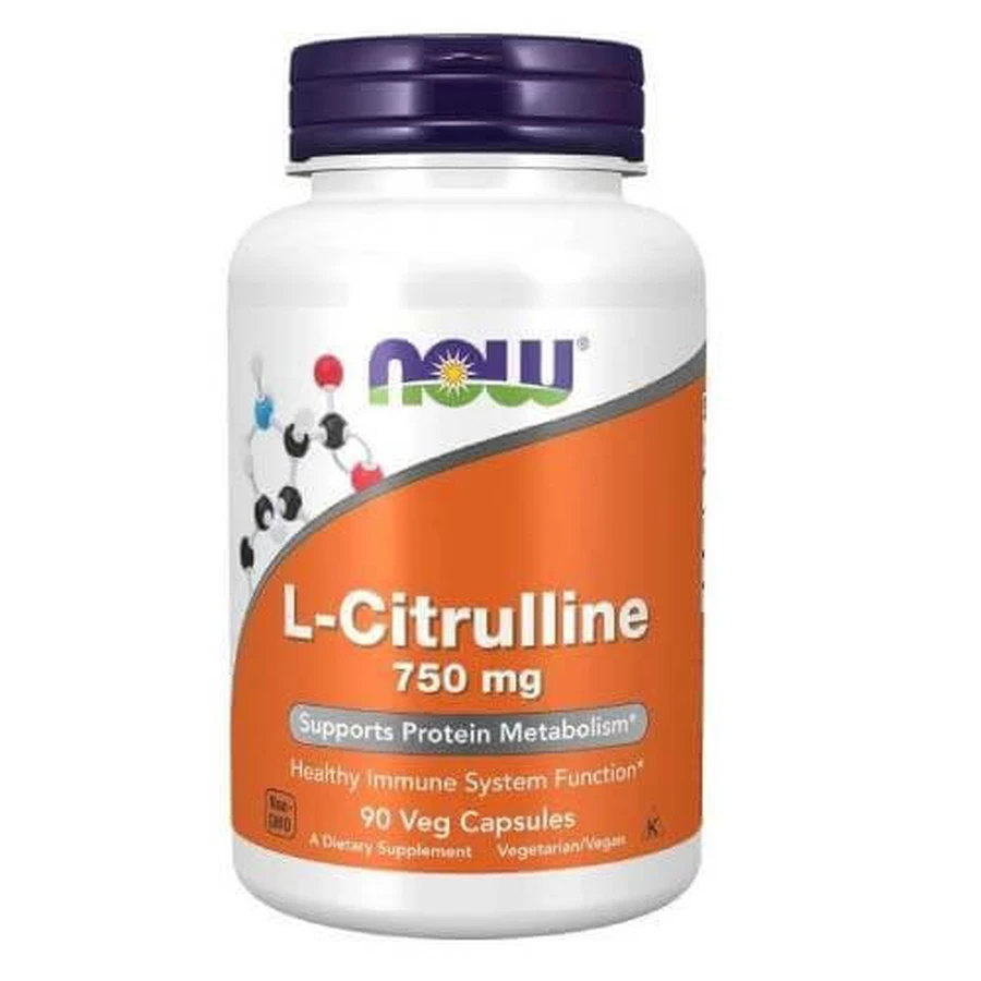 Now Foods L-Cytrullin 750 mg, 90 Kapseln