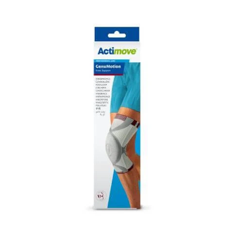 Actimove Professional Line knie stabilisator met medische compressie XS wit