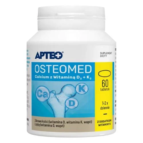 APTEO Osteomed Calcium met Vitamine D3 + K2, 60 tabletten