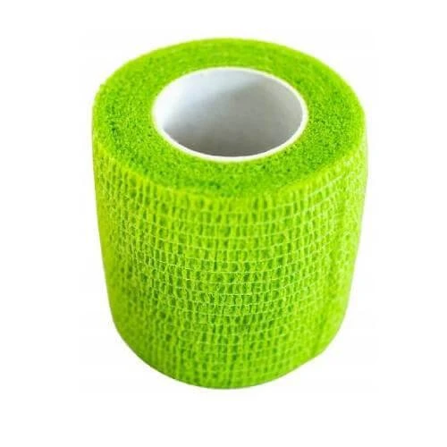 Cohesief verband 4,5m x 5cm groen, 1 st.