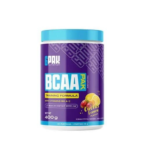 6Pak Nutrition BCAA Pak smaak citroencactus, 400 g