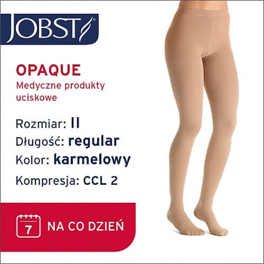JOBST OPAQUE Kompressionsstrumpfhose CCL2 karamell, Größe 2 ZP