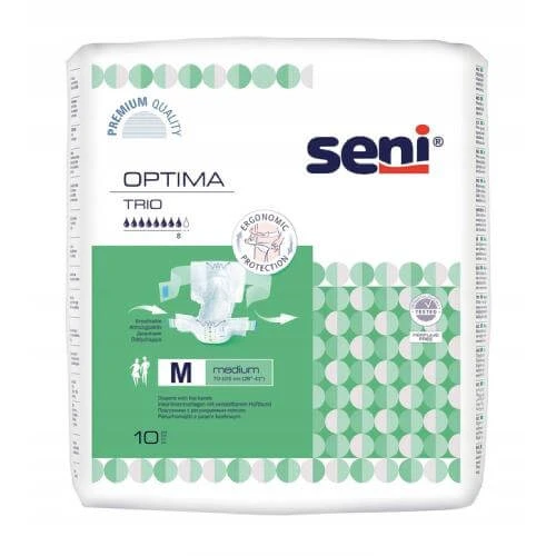 SENI OPTIMA TRIO MEDIUM luiers met tailleband, 10 stuks