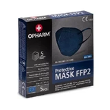 OPHARM Beschermingsmasker FFP2 marineblauw, 5st
