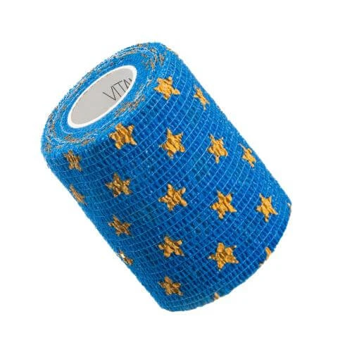 VITAMMY Autoband Elastisch Cohesief Verband 7,5cm x 450cm Sterren