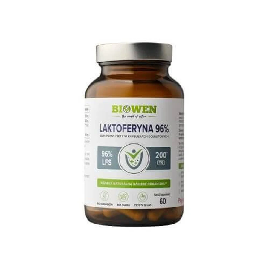 Biowen Lattoferrina 96%, 60 capsule