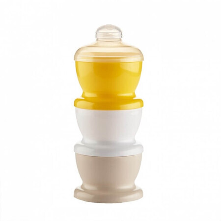 Melkcontainer met 3 compartimenten, Ananas, Thermobaby