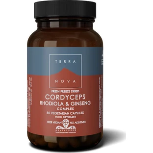 TerraNova Cordyceps Rhodiola & Ginseng 50 Kapseln
