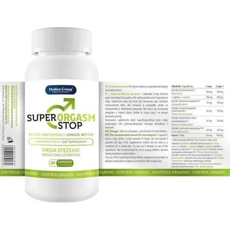 Medica-Group Super Orgasme Stop Speciaal Dieetsupplement 60 capsules