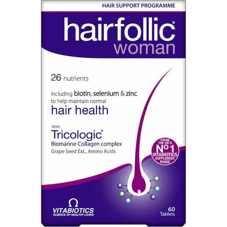 Vitabiotics Hairfollic Vrouw Speciaal Voedingssupplement 60 tabs
