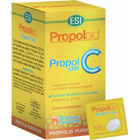 ESI Propolaid Propolaid Propol C 1000mg 20 Tabs ef Mandarine