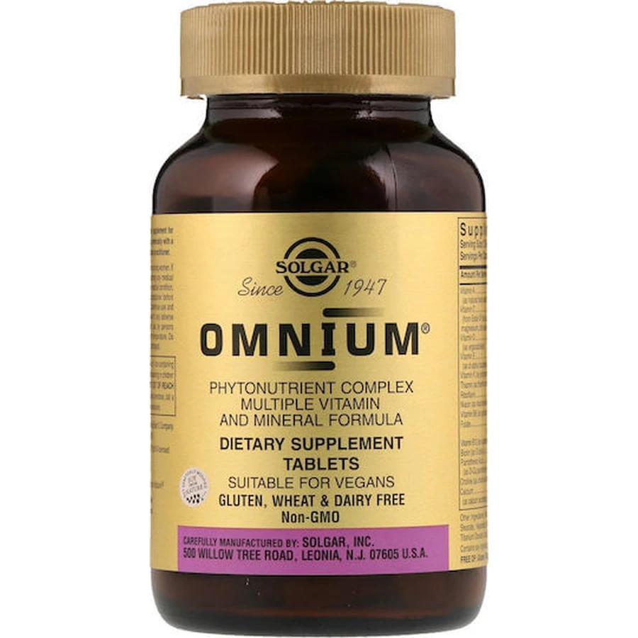 Solgar Omnium Energie Multivitamine 90 Tabletten