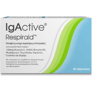 IgActive Respiraid Suplemento Inmunoestimulante 30 cáps.