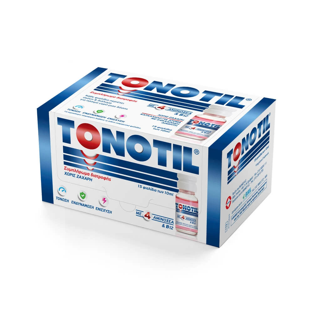 Tonotil 4 Aminozuren 15 stuks x 10ml Multivitamine voor Energie