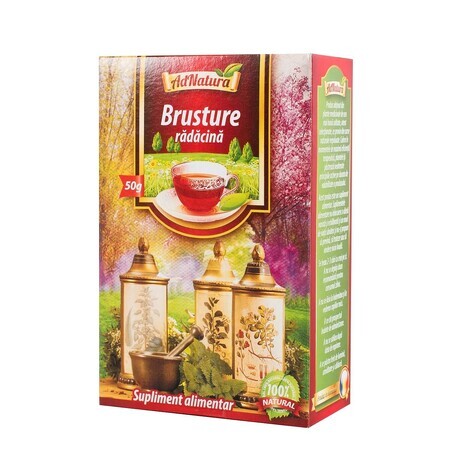 Thé de racine de bardane, 50 g, AdNatura