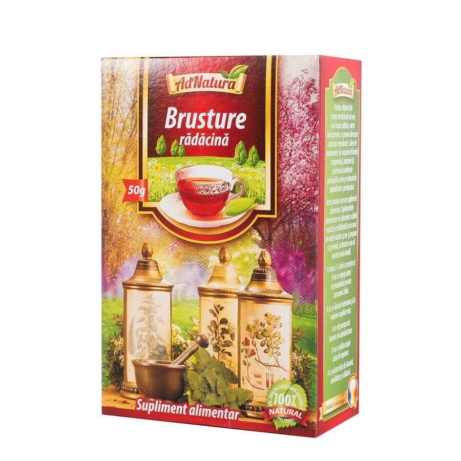 Thé de racine de bardane, 50 g, AdNatura