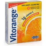 UNI-PHARMA Vitorange Vitamine voor Versterking Immuunsysteem, Huid & Antioxidantwerking 1000mg Sinaasappel 12 tabs eff