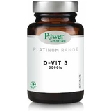 Power Health Platinum Range D-Vit 3 Vitamine voor versterking immuunsysteem & ei-gezondheid 5000iu 60 tabletten