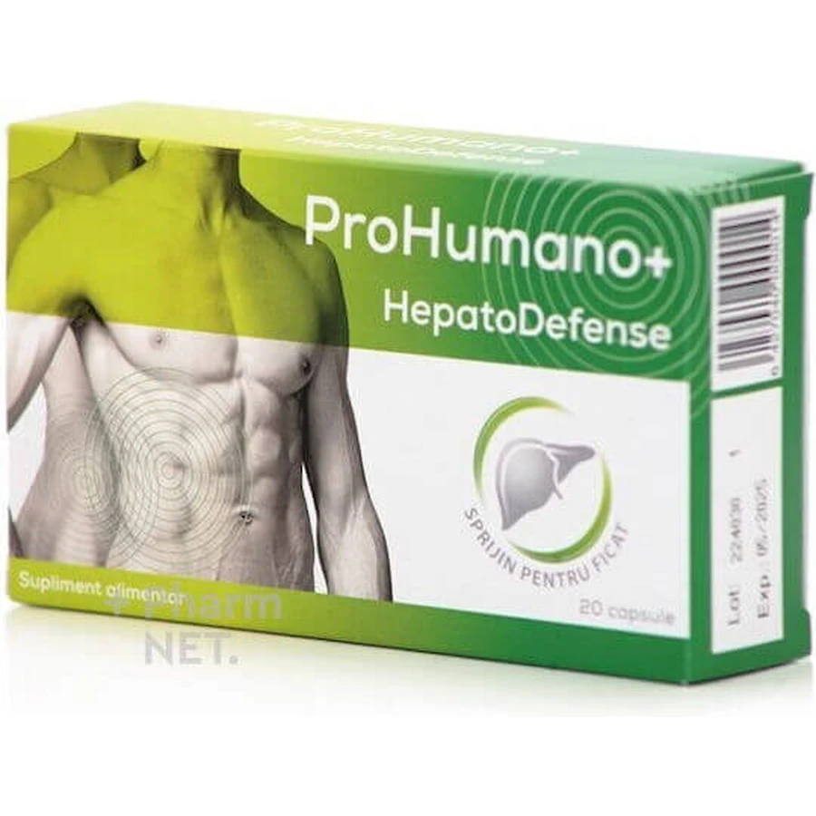 ProHumano+ HepatoDefence HepatoDefence Nahrungsergänzungsmittel Spezial 20 Kapseln