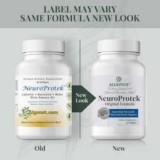 Algonot NeuroProtek Suplemento para la memoria 60 cápsulas blandas