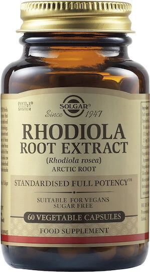 Solgar Rhodiola Wortel Extract 60 plantaardige capsules