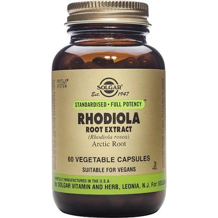 Solgar Rhodiola Wortel Extract 60 plantaardige capsules